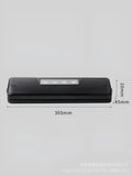Black automatic vacuum sealer machine for household food preservation
