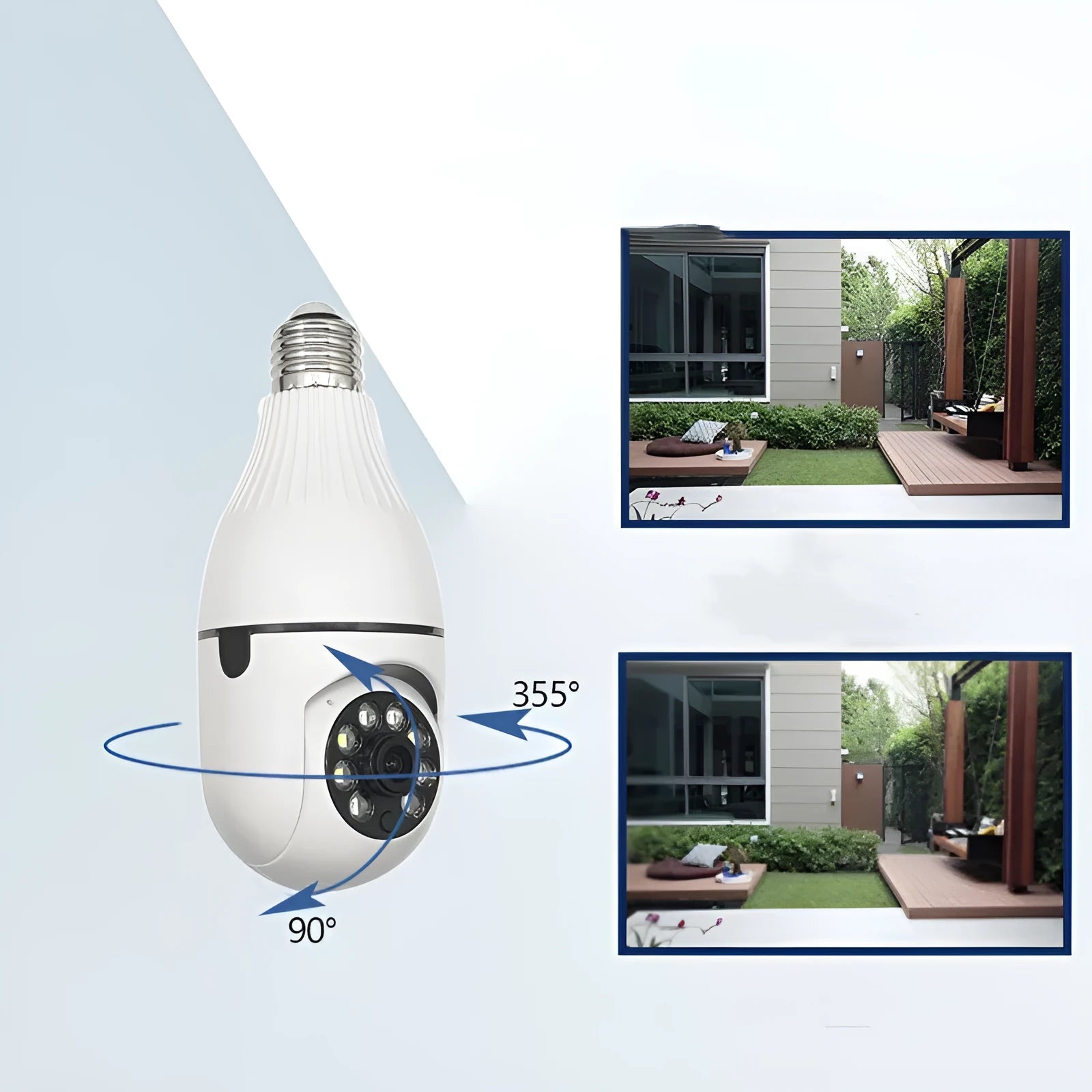 Minions wireless IP surveillance camera with wide-angle lens and dual light night vision