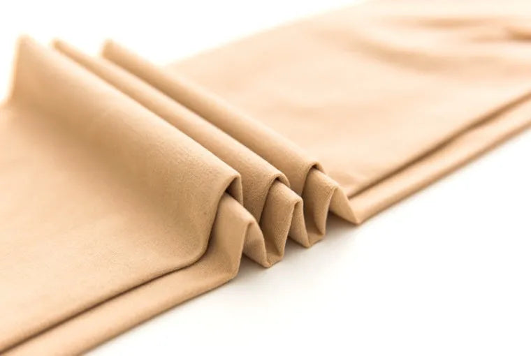Beige and black lifting hips abdomen stovepipe shaping socks for women polyester fibre