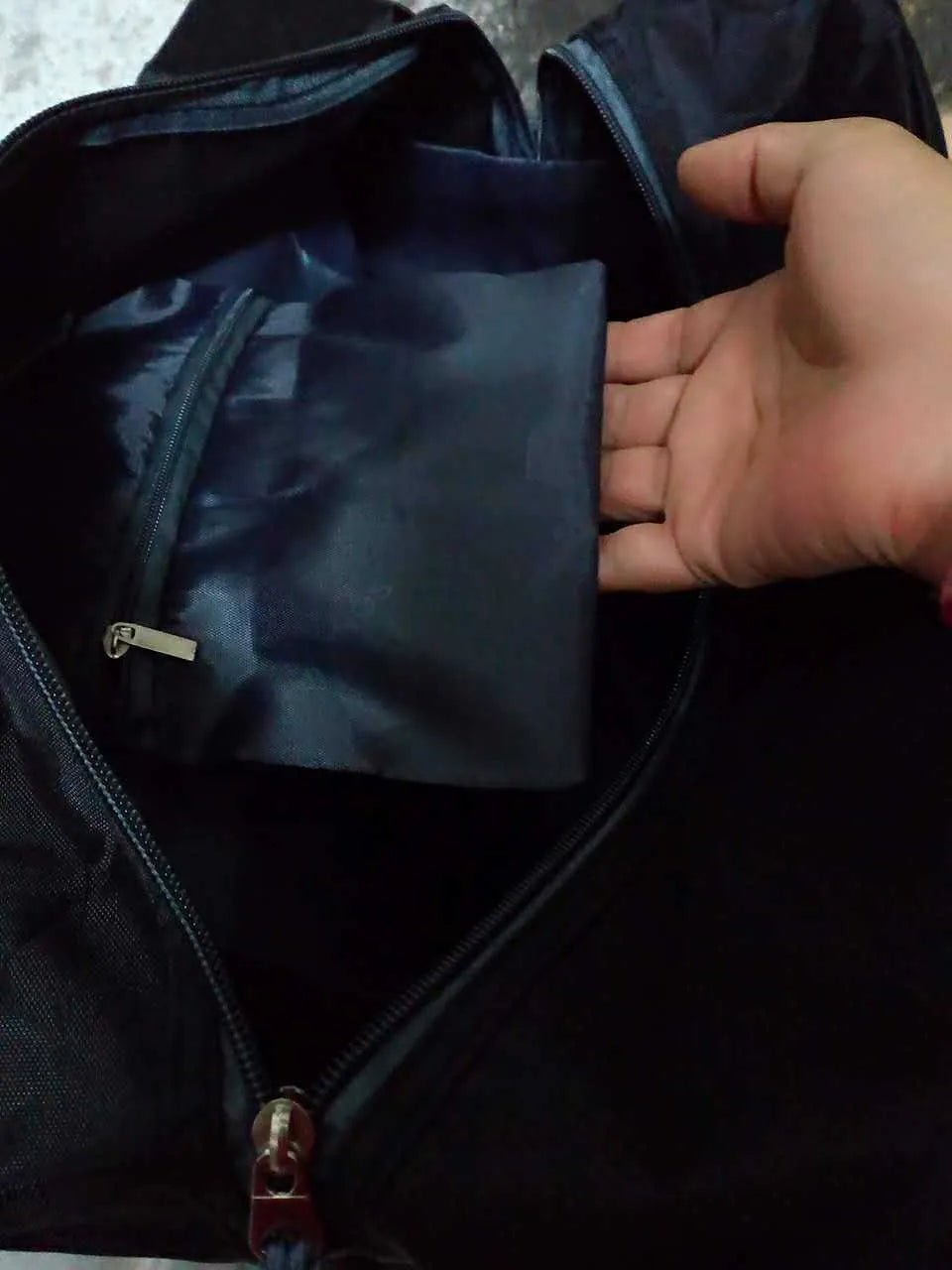 Nylon yoga and gym fitness bag shown in one of six colour options.