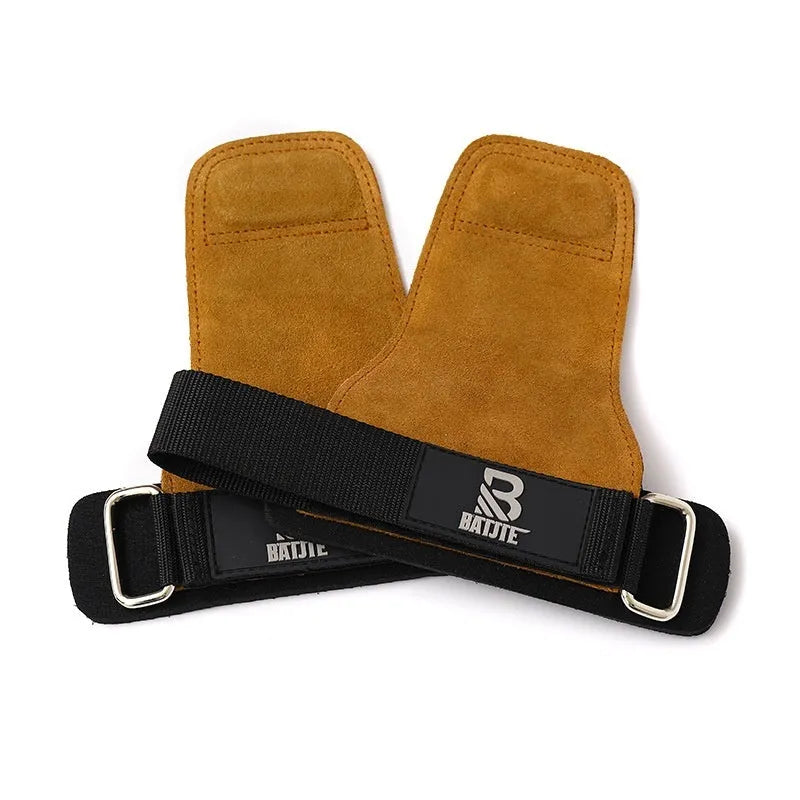 Brown fitness wrist protector for horizontal bar exercises including pull-ups and push-ups