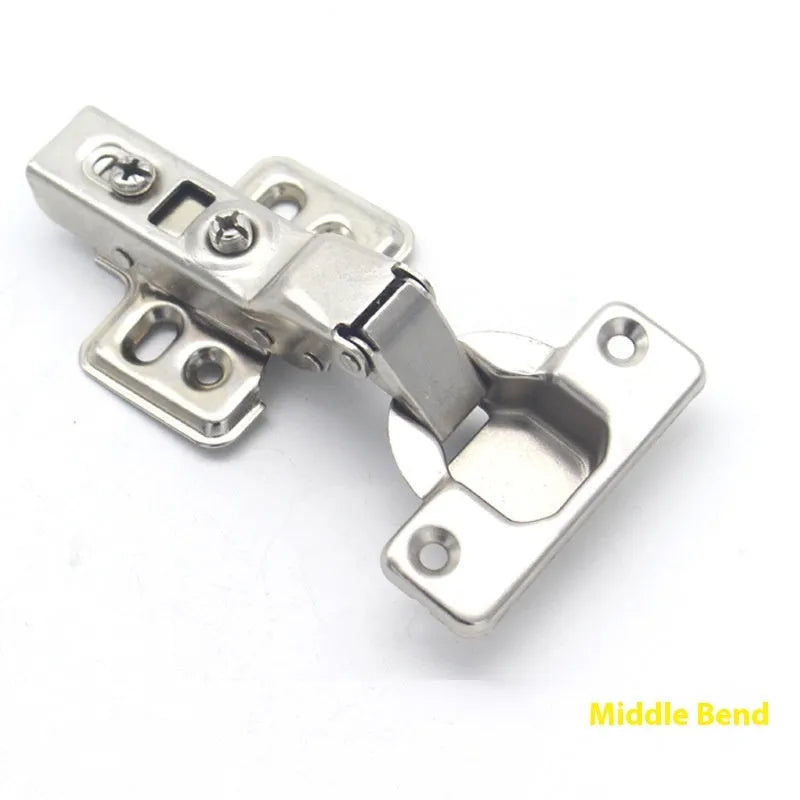 Cold rolled steel hydraulic damping hinge with nickel plating for cabinets and wardrobes