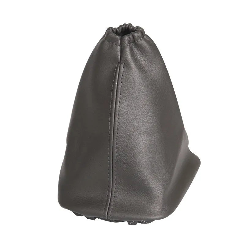 Black leather shift lever dust cover for Toyota Corolla automatic gear shifter