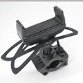 Universal bicycle motorcycle phone bracket black red with ABS alloy silicone straps on handlebar