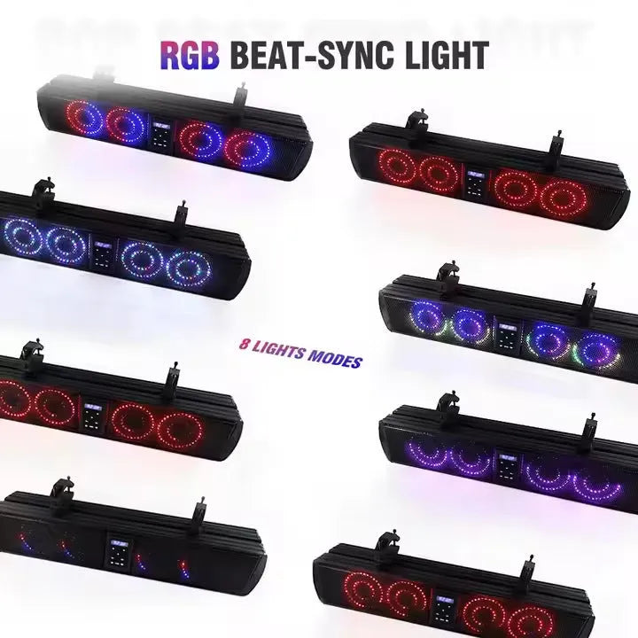 34-inch Bluetooth audio belt speaker for golf cart with USB charging cable and manual
