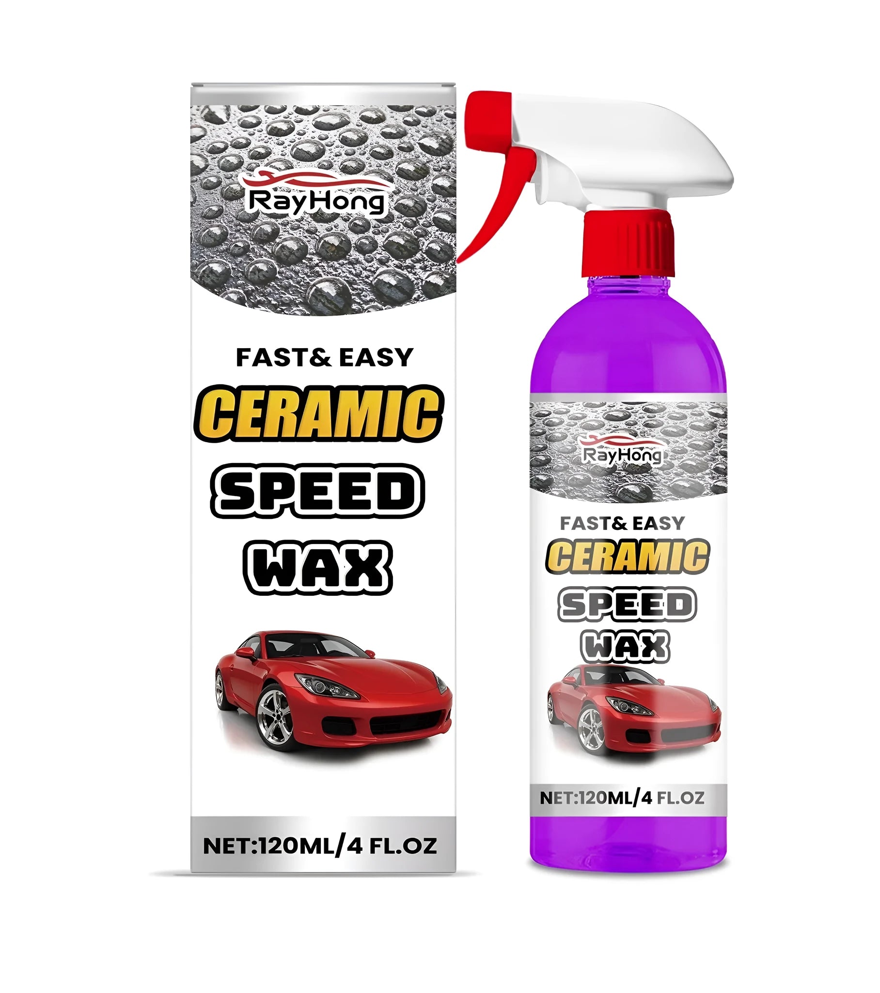 120ml automobile coating spray with PTFE and deionized water formula for car paint protection