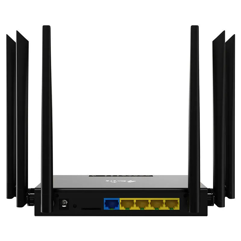 Industrial-grade 4G/3G router with removable iron box design measuring 29.5 x 25 x 5 cm