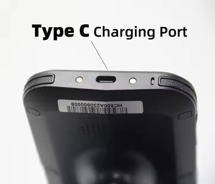 SLP-05 handheld Android UHF RFID reader scanner for warehouse logistics inventory management.