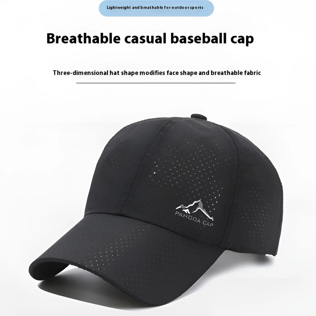 Korean style adjustable baseball cap in polyester fabric with dome crown design