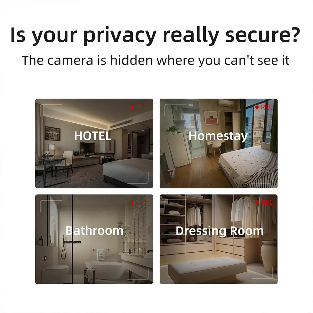 S600 compact camera detector with infrared lens for finding hidden cameras up to 5 metres away.