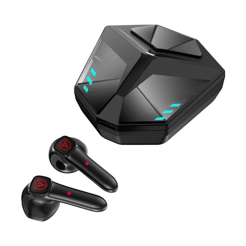 Wireless gaming headset with compact ABS construction in colour shown