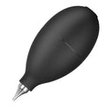 Blue and black rubber dust removal ball for cleaning cameras, phones, and clocks.
