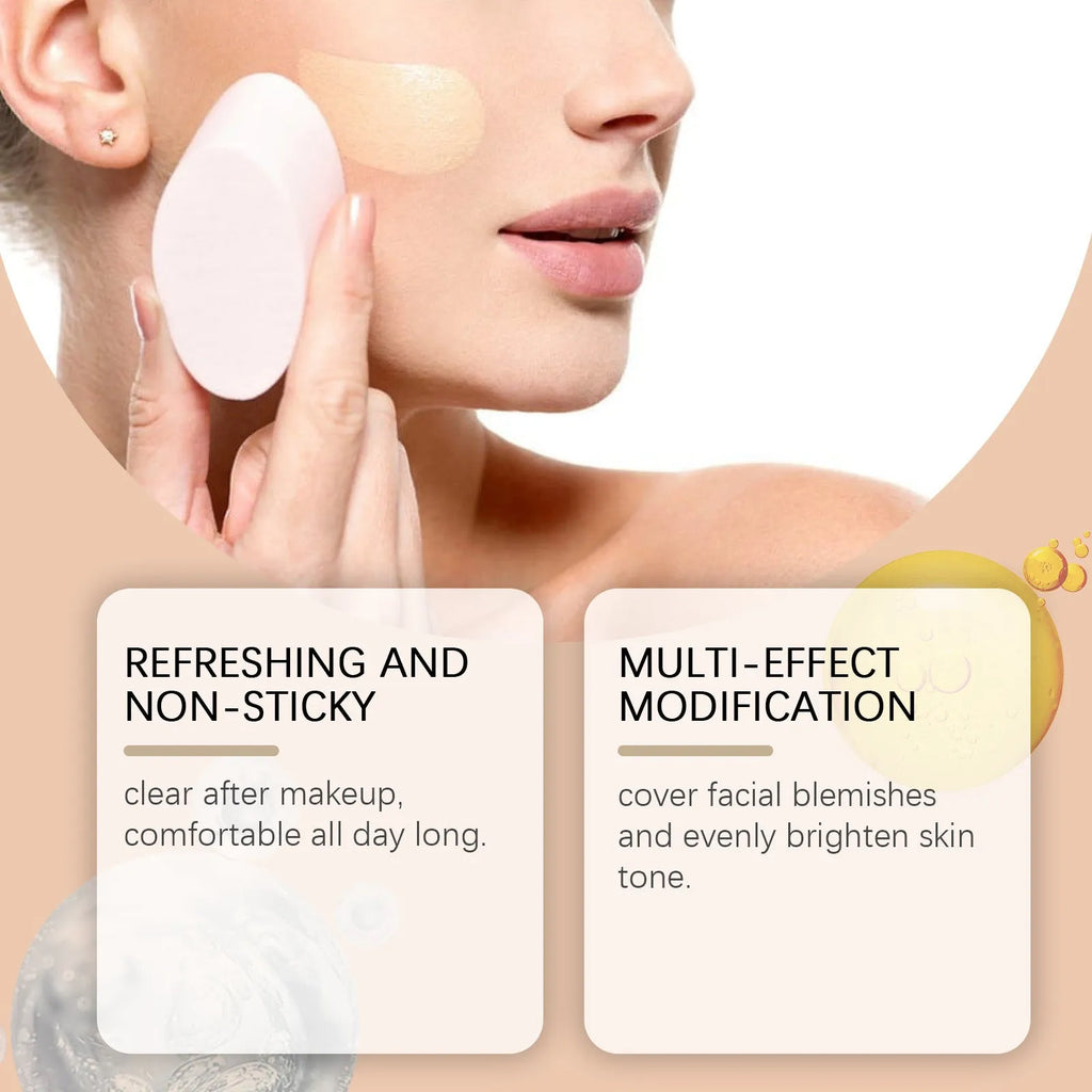Medium skin moisturising liquid foundation concealer 3.5ml with natural lasting finish