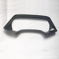 BMW X5L dashboard decoration frame in peach wood ABS plastic with double-sided tape