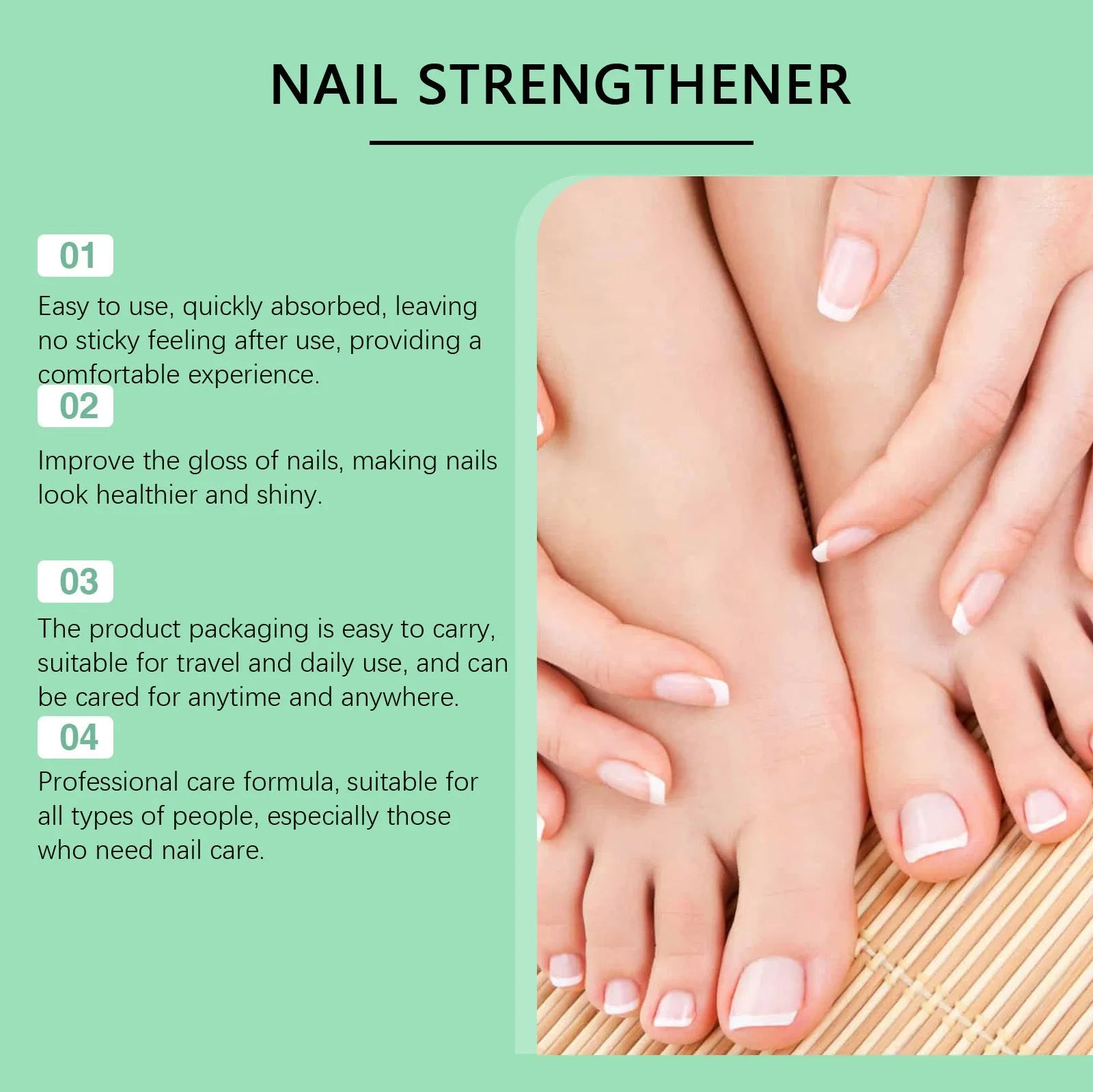 30ml nail care gentle cleaning solution bottle for natural nail maintenance