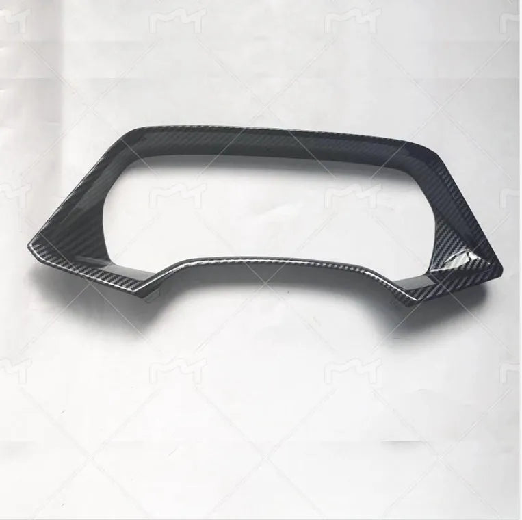 BMW X5L dashboard decoration frame in peach wood ABS plastic with double-sided tape