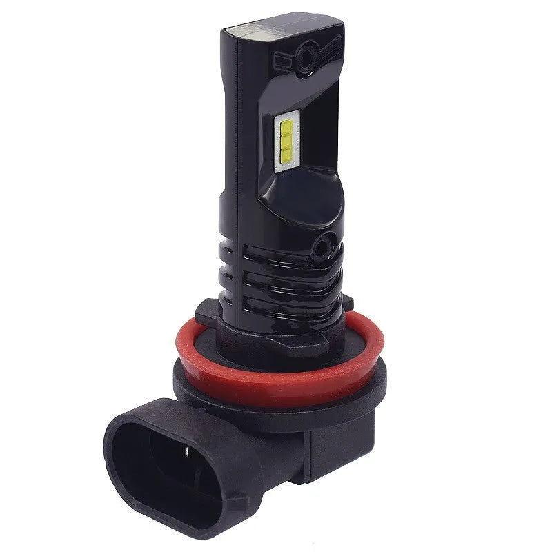 White LED fog lamp with aviation aluminium body for H11 H8 sockets