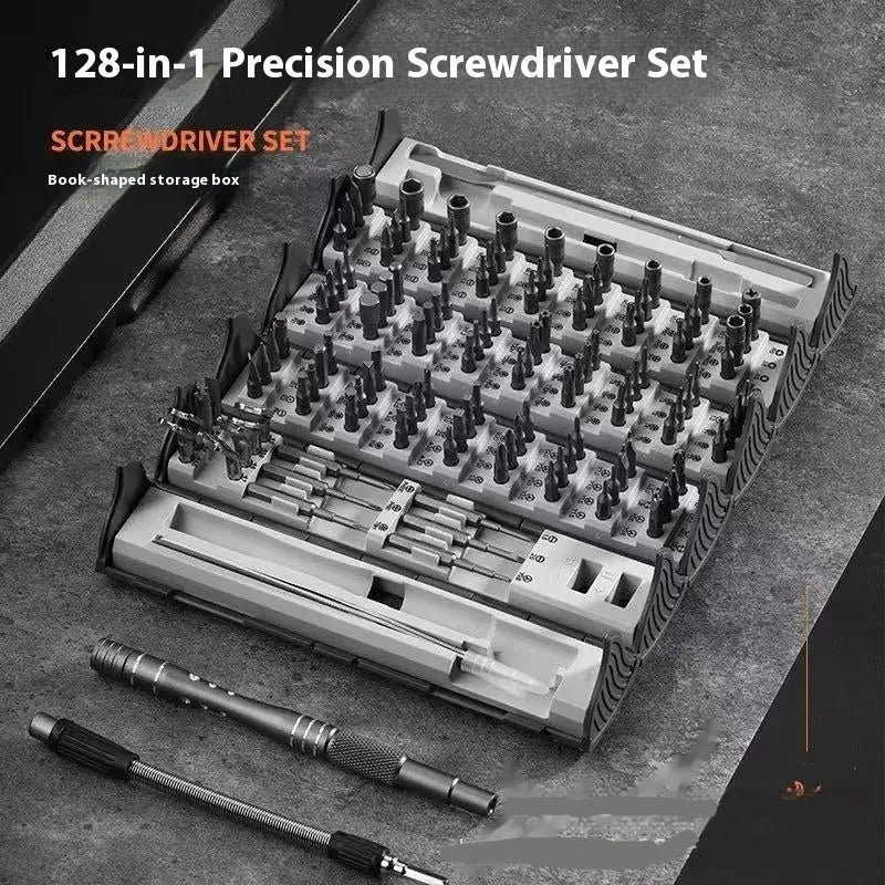 Screwdriver set with chrome molybdenum steel cutter head and aluminium alloy handle