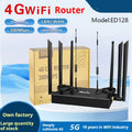 Industrial-grade 4G/3G router with removable iron box design measuring 29.5 x 25 x 5 cm