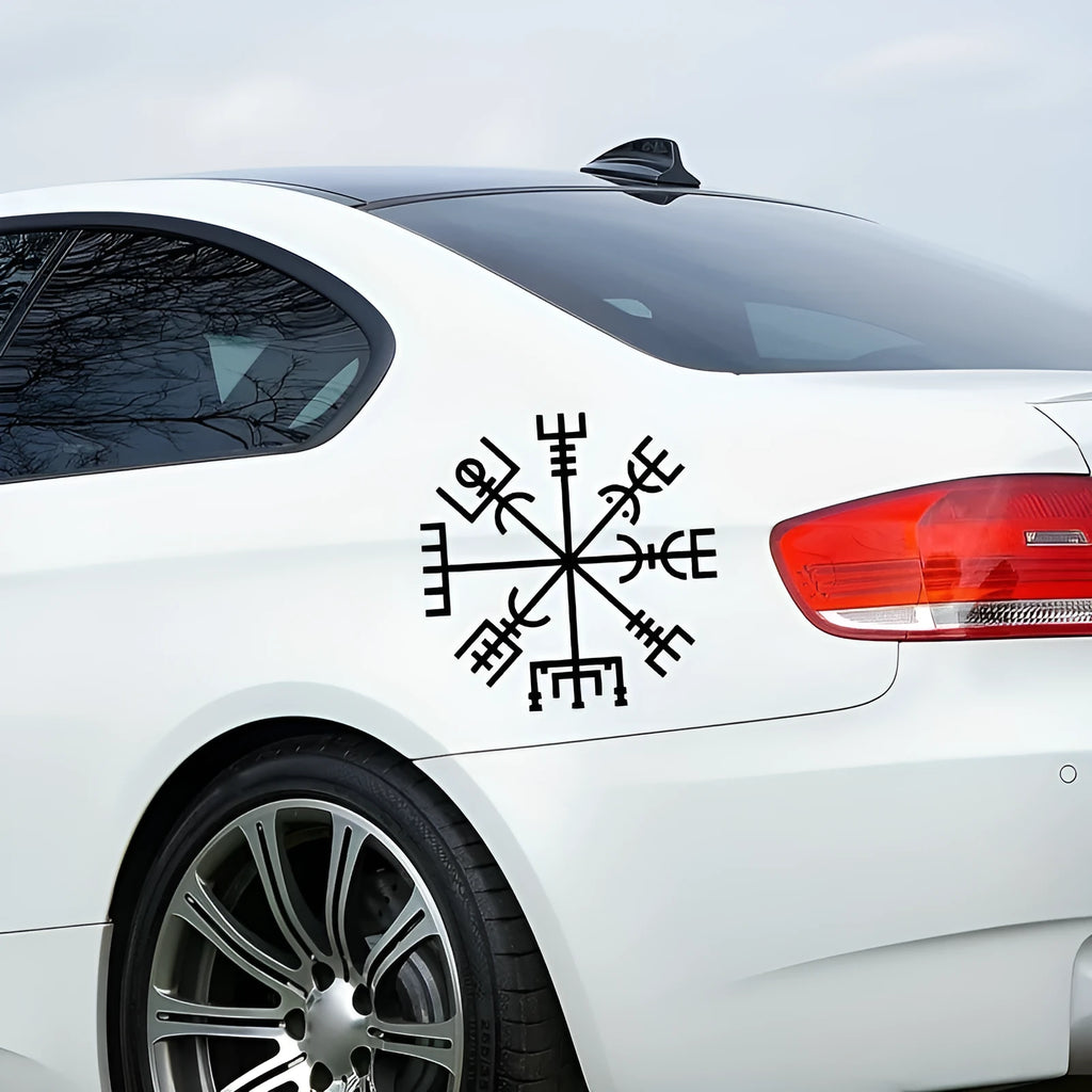 Vegetarian No Charm design square vinyl sticker measuring 13x13cm for car glass or notebook