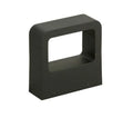 Aluminium outdoor wall lamp with warm white light for use at courtyard gate or exterior corridor, IP65 rated