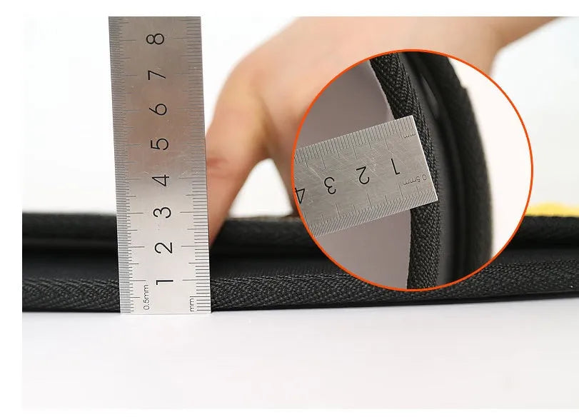Nylon fitness weightlifting waistband belt in black, red, or yellow colour.
