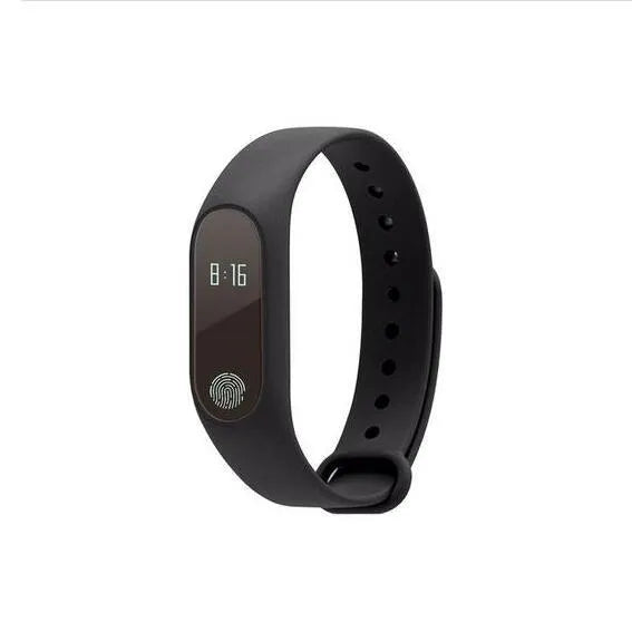 Waterproof fitness tracker wristband with heart rate monitor in multiple colour options