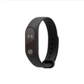 Waterproof fitness tracker wristband with heart rate monitor in multiple colour options