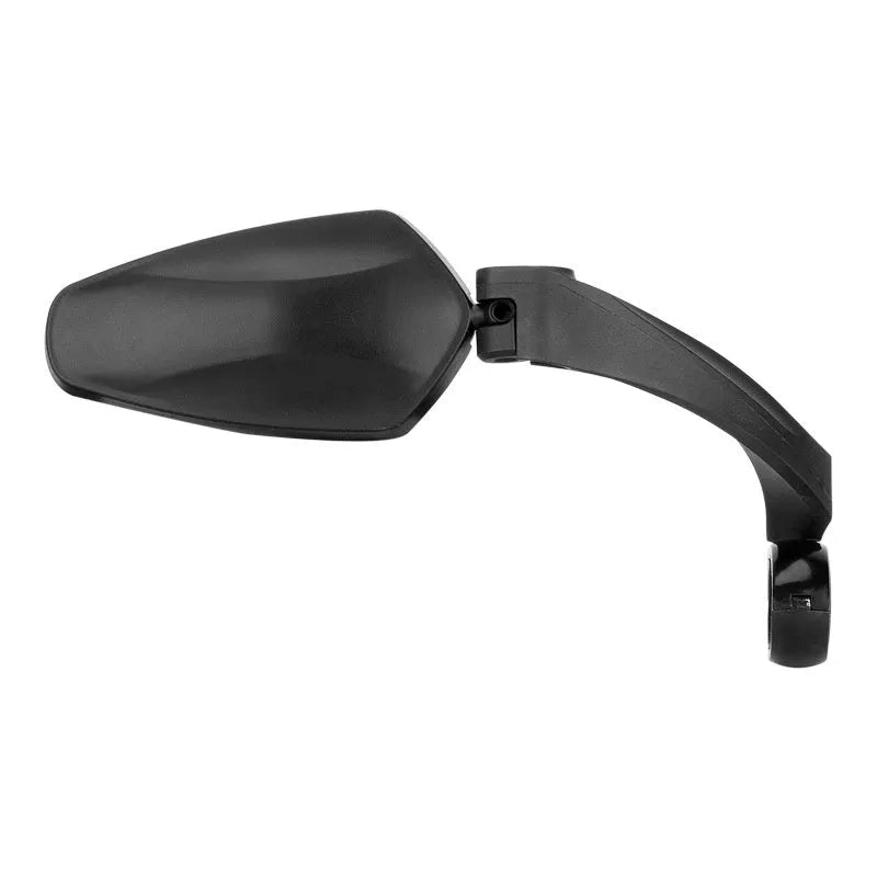 Black PMMA acrylic bicycle rearview mirror for mountain bike handlebars