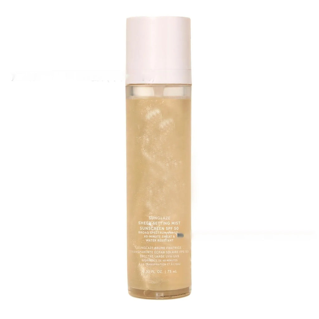 75ml makeup moisturising spray bottle with protective formula for hydration over cosmetics