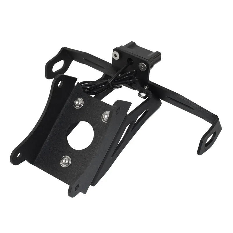 Black aluminium short tail licence plate holder bracket for Honda modified motorcycles