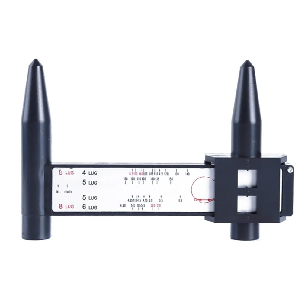 Digital electronic caliper with digital display for hole distance measurement