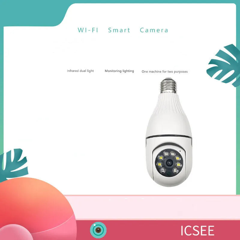 Minions wireless IP surveillance camera with wide-angle lens and dual light night vision