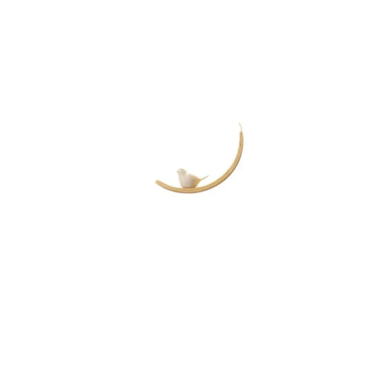 Nordic solid wood aisle chandelier with bird design for corridor staircase restaurant 220V