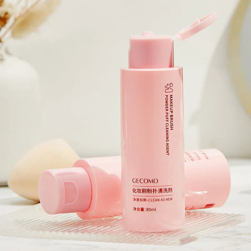 80ml makeup brush cleaner detergent for sponges and beauty blenders in single pack