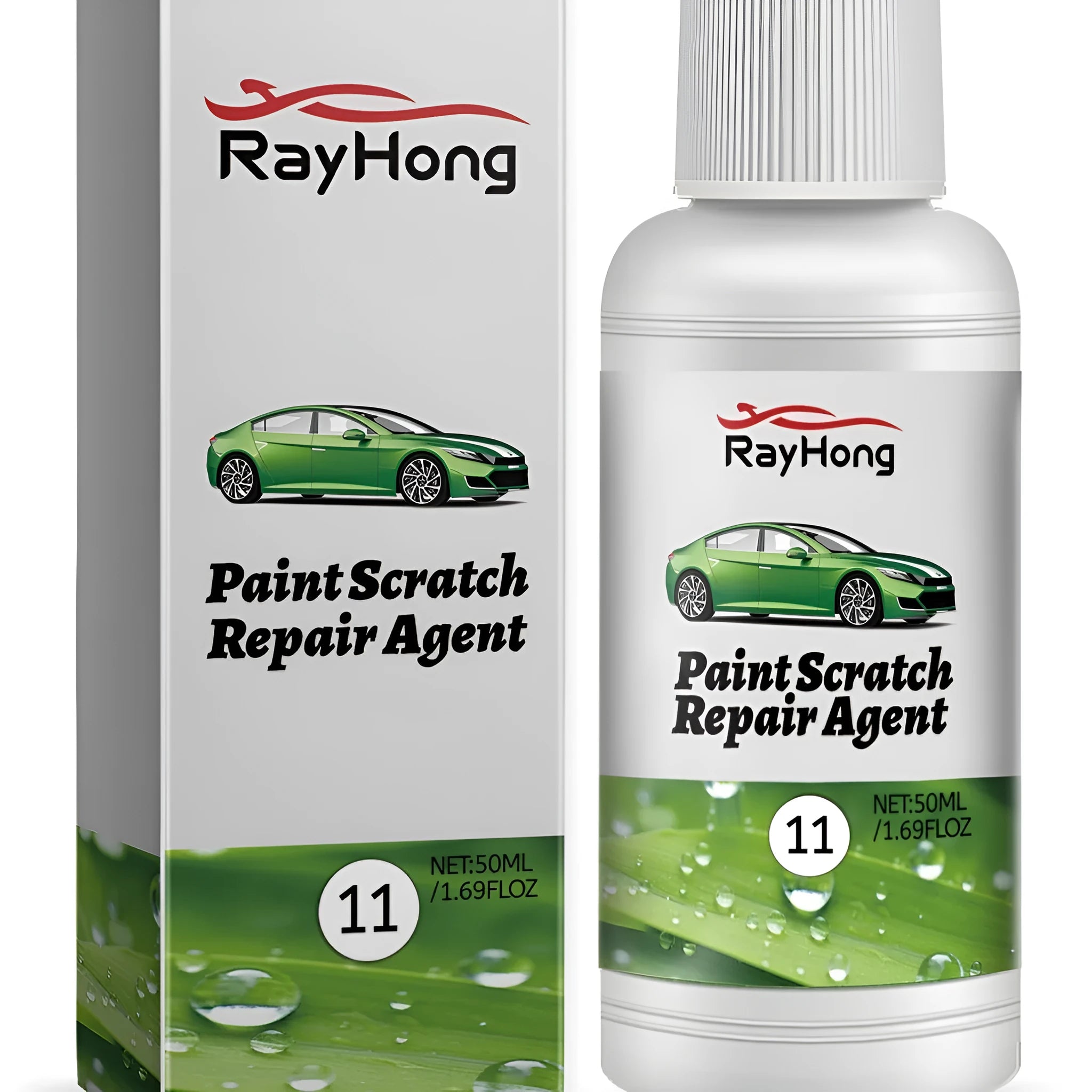 Paint scratch repair agent 50ml bottle with nano-silica and epoxy resin for car paint