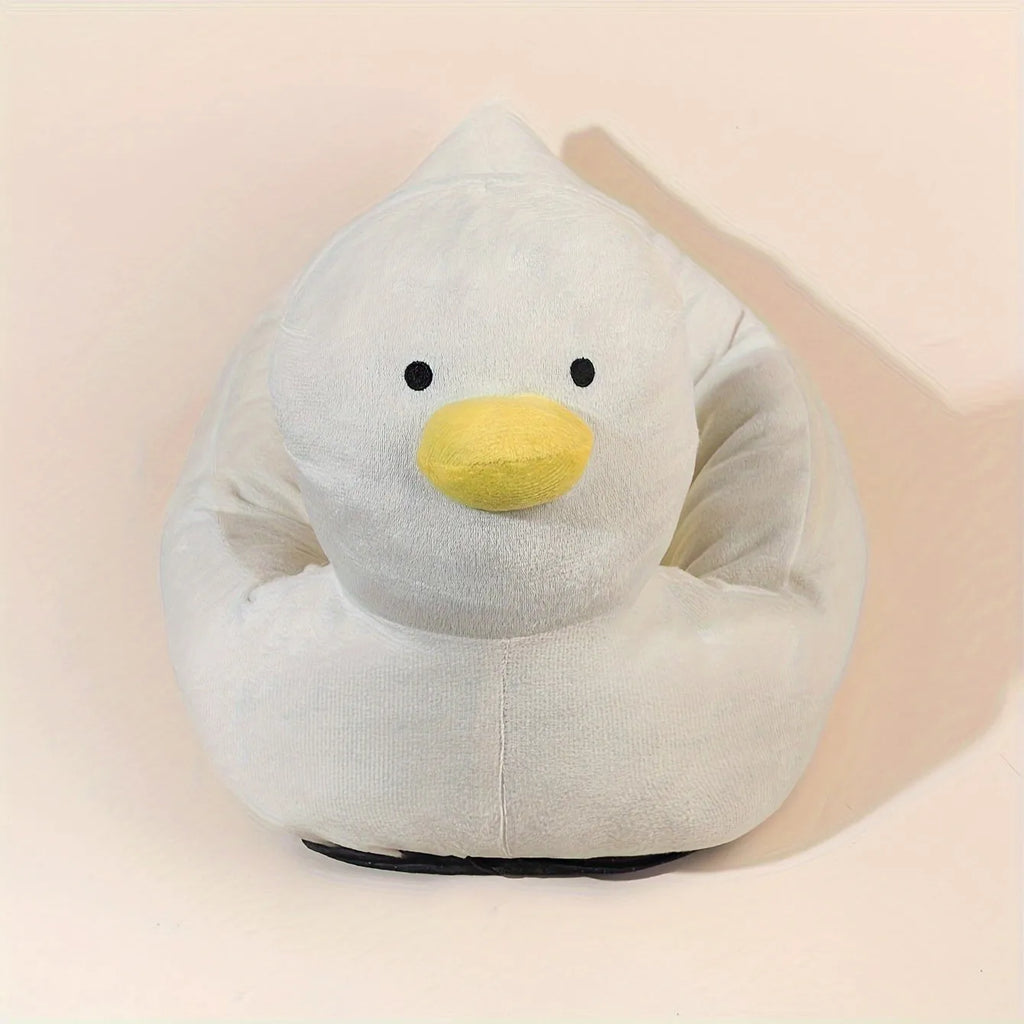Duck-shaped pet bed sofa in blue or white colour for small dogs and cats