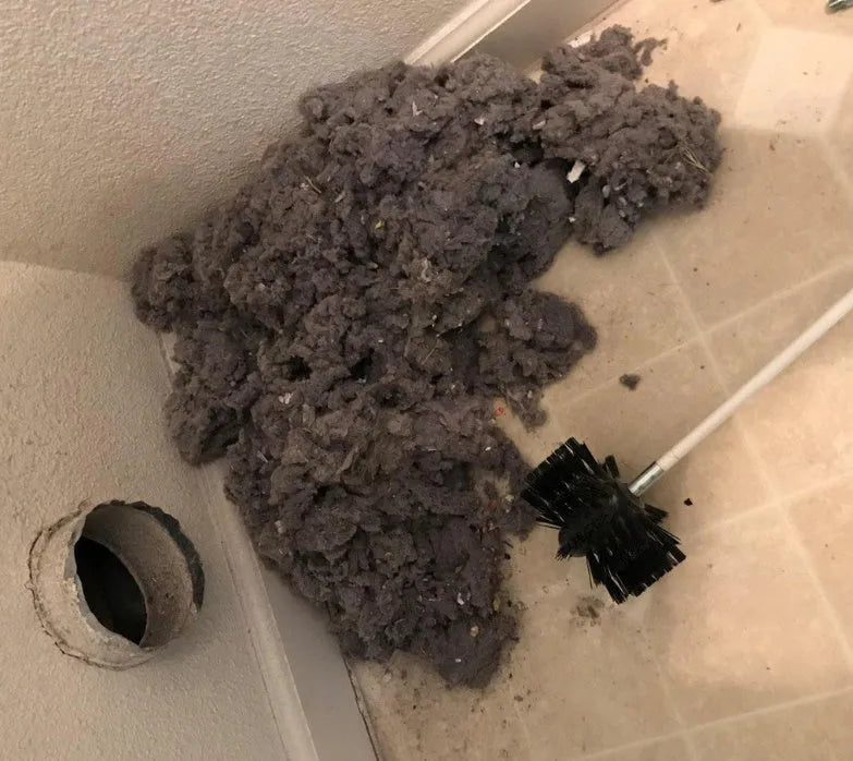 600mm flexible chimney cleaning brush with nylon bristles for dryer pipes and range hoods