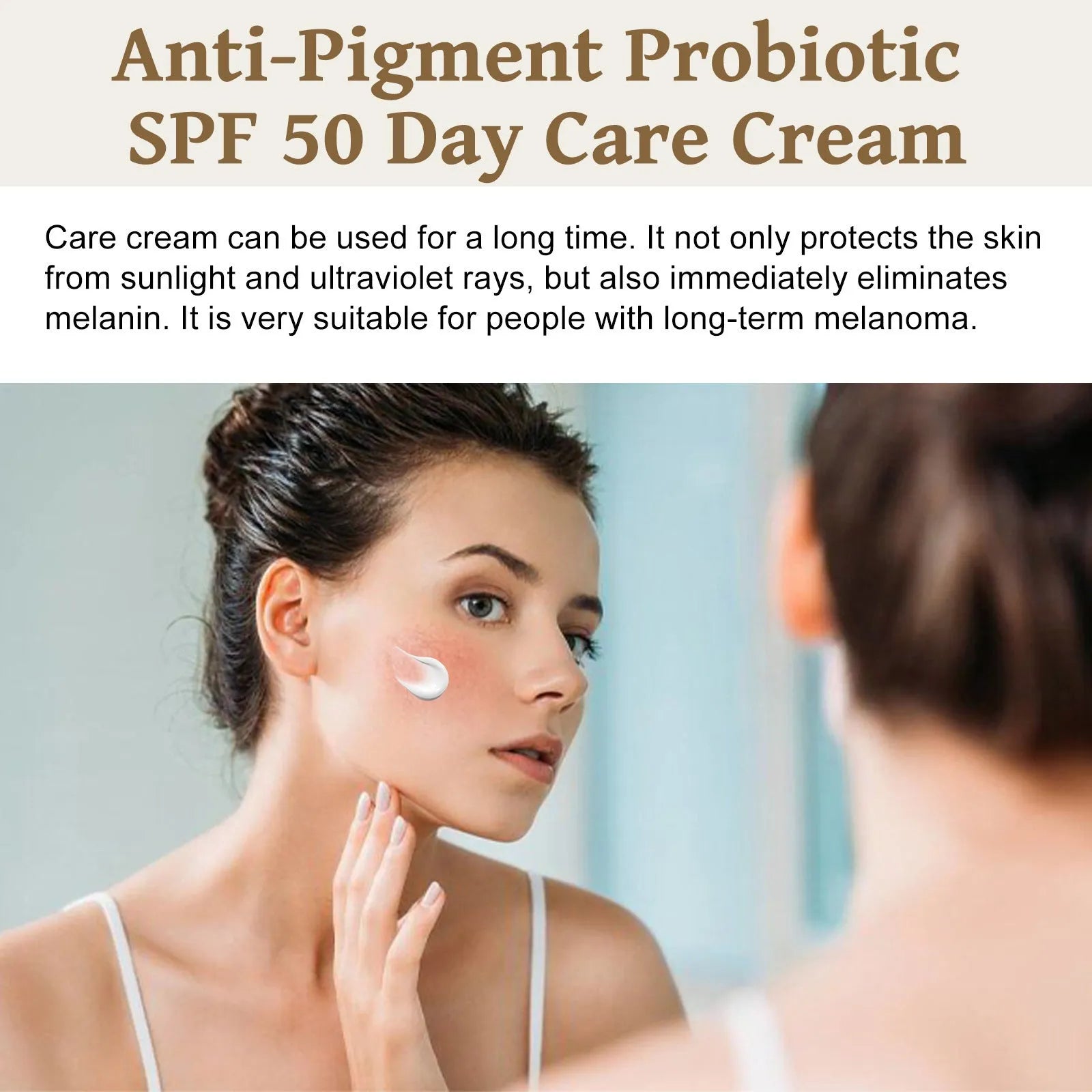 Probiotics protective cream 50g pot with brightening and isolation formula