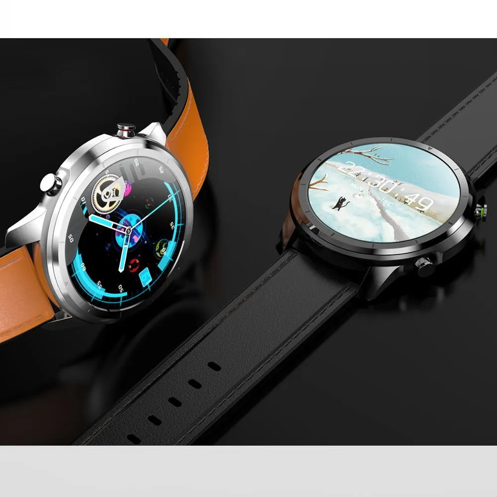 LEMFO LF26 smart bracelet with 1.3 inch screen showing five colour variations