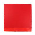 Single sheet of black table tennis rubber with small particle textured surface