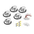 GR-series LED roof cab marker light with yellow lens, 83mm size, for trucks and 4x4 vehicles