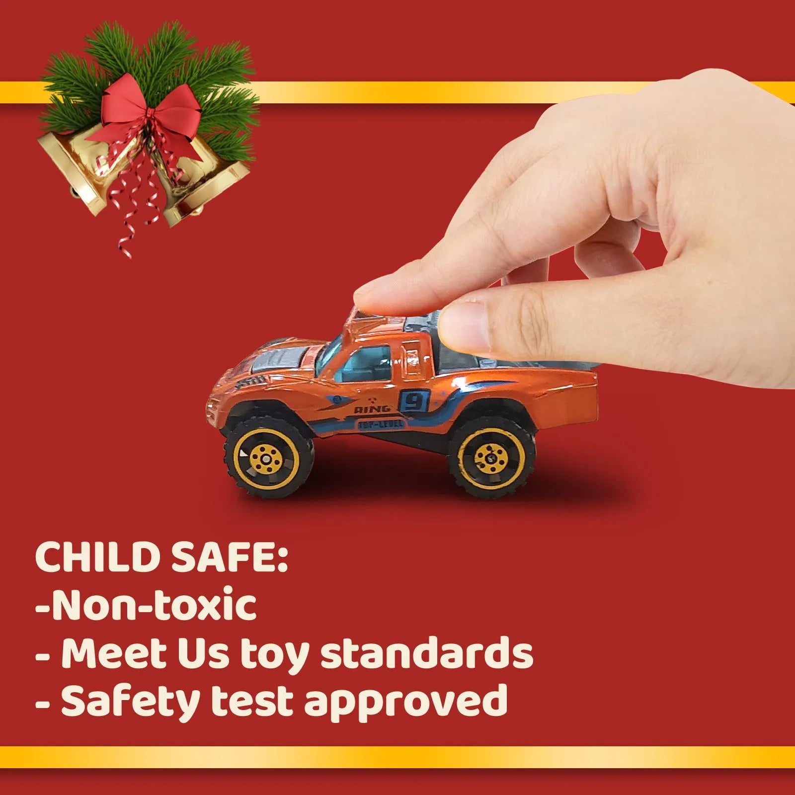 Christmas advent calendar blind box with 24 alloy toy car models in SZ303 colour
