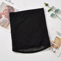 Mesh belly band body sculpting strap in black or skin colour for postpartum waist trimming