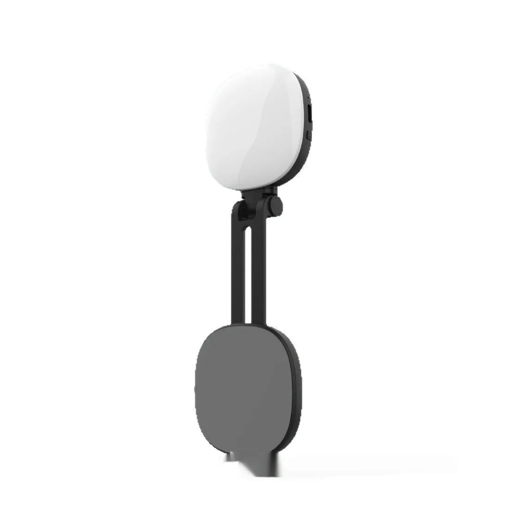 Black and white mobile phone magnetic selfie fill light with adjustable lighting for photography