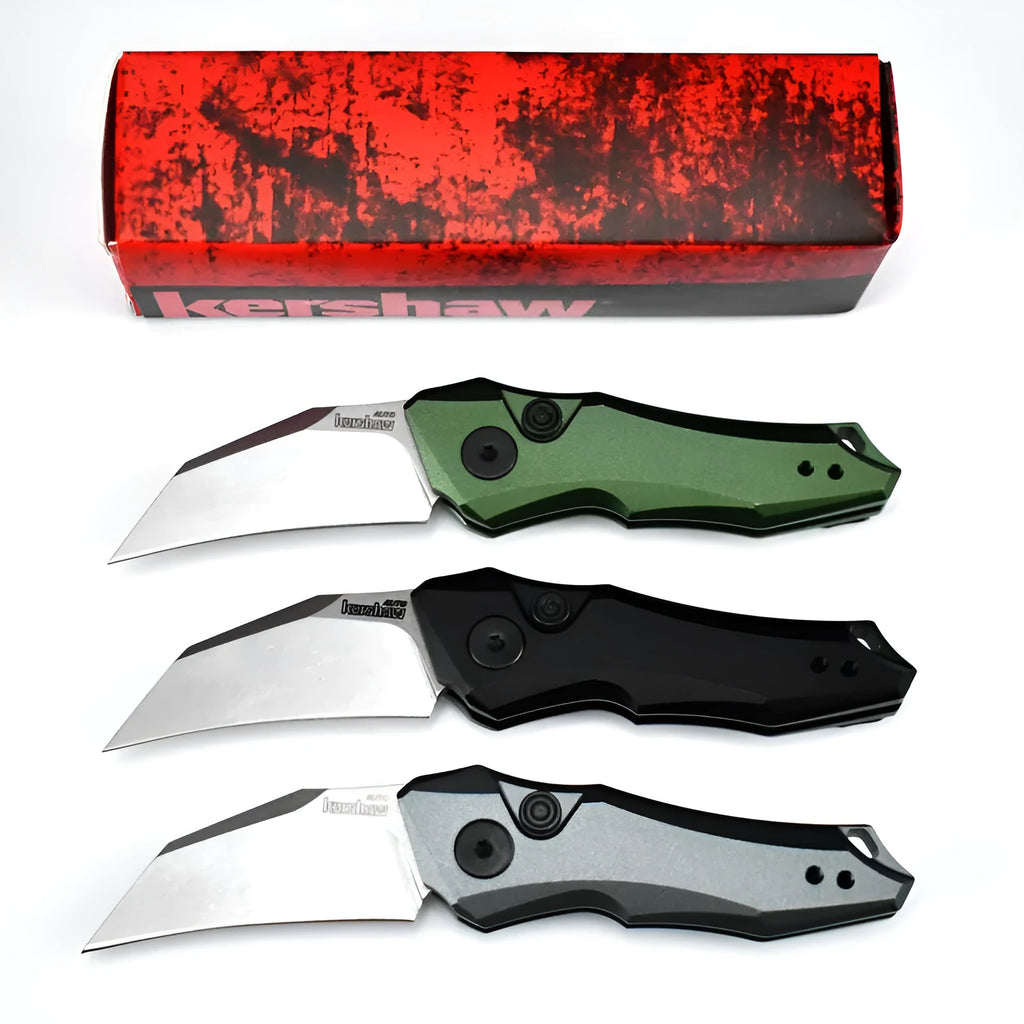 Outdoor folding mini knife with metal blade, 150mm length, in Black colour option