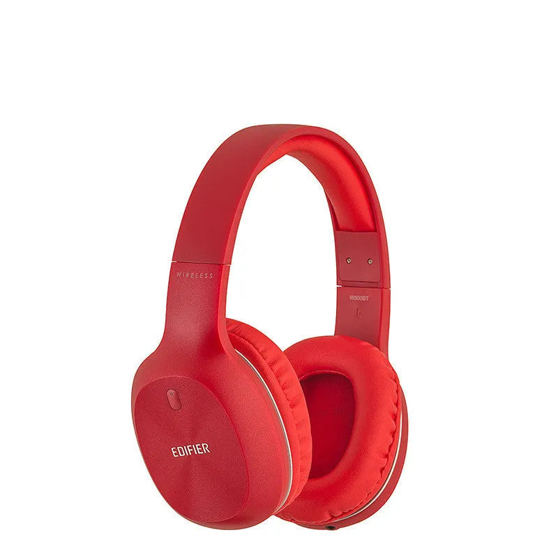 Bluetooth sports headset in black, red, or white colour options.