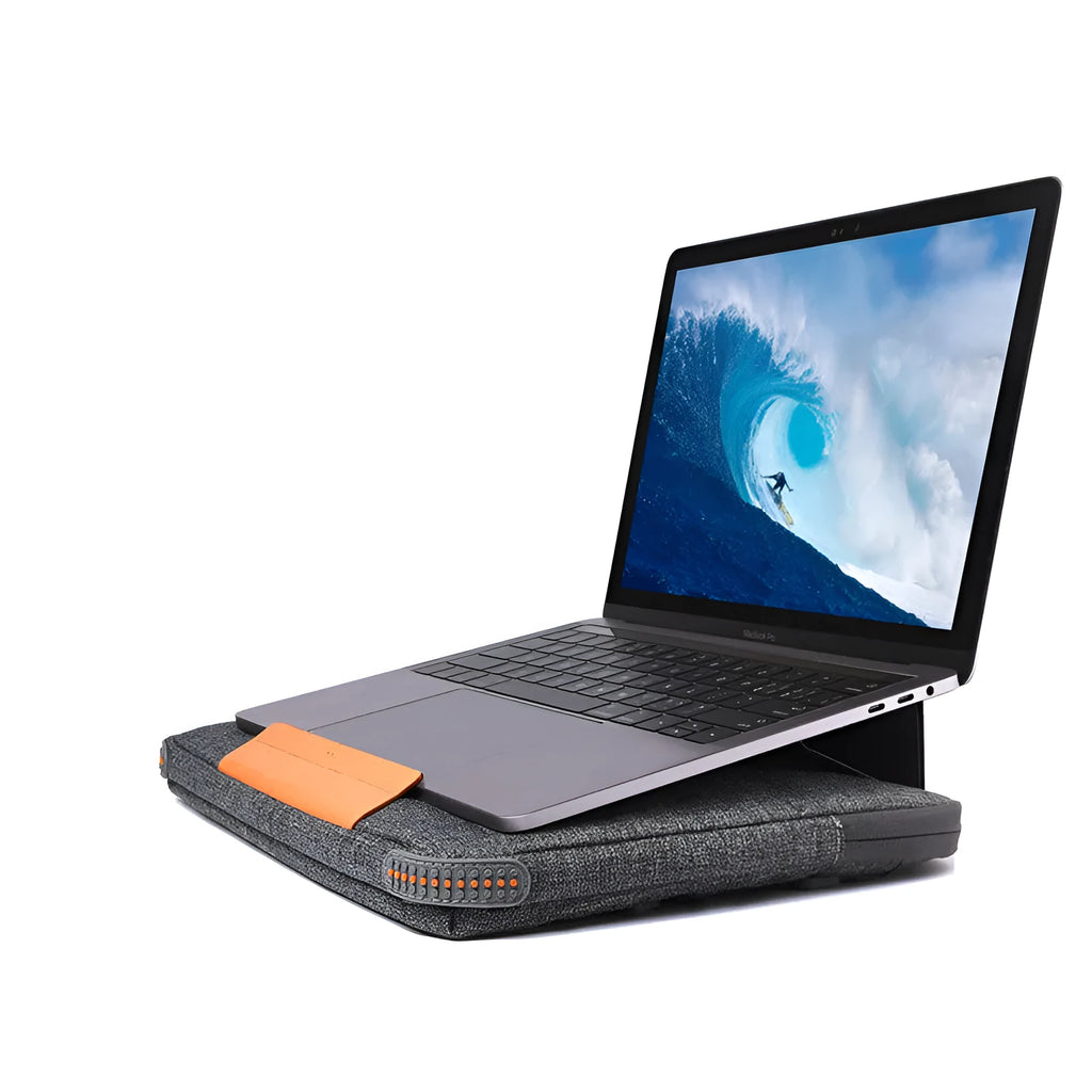 Microsoft Surface Pro 4 protective sleeve in black with front document pocket and zip closure