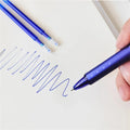 Hot erasable push gel pen with 0.5mm stainless steel nib for elementary school students