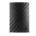 Black plastic HD digital television antenna with mounting accessories including expansion tubes and screws